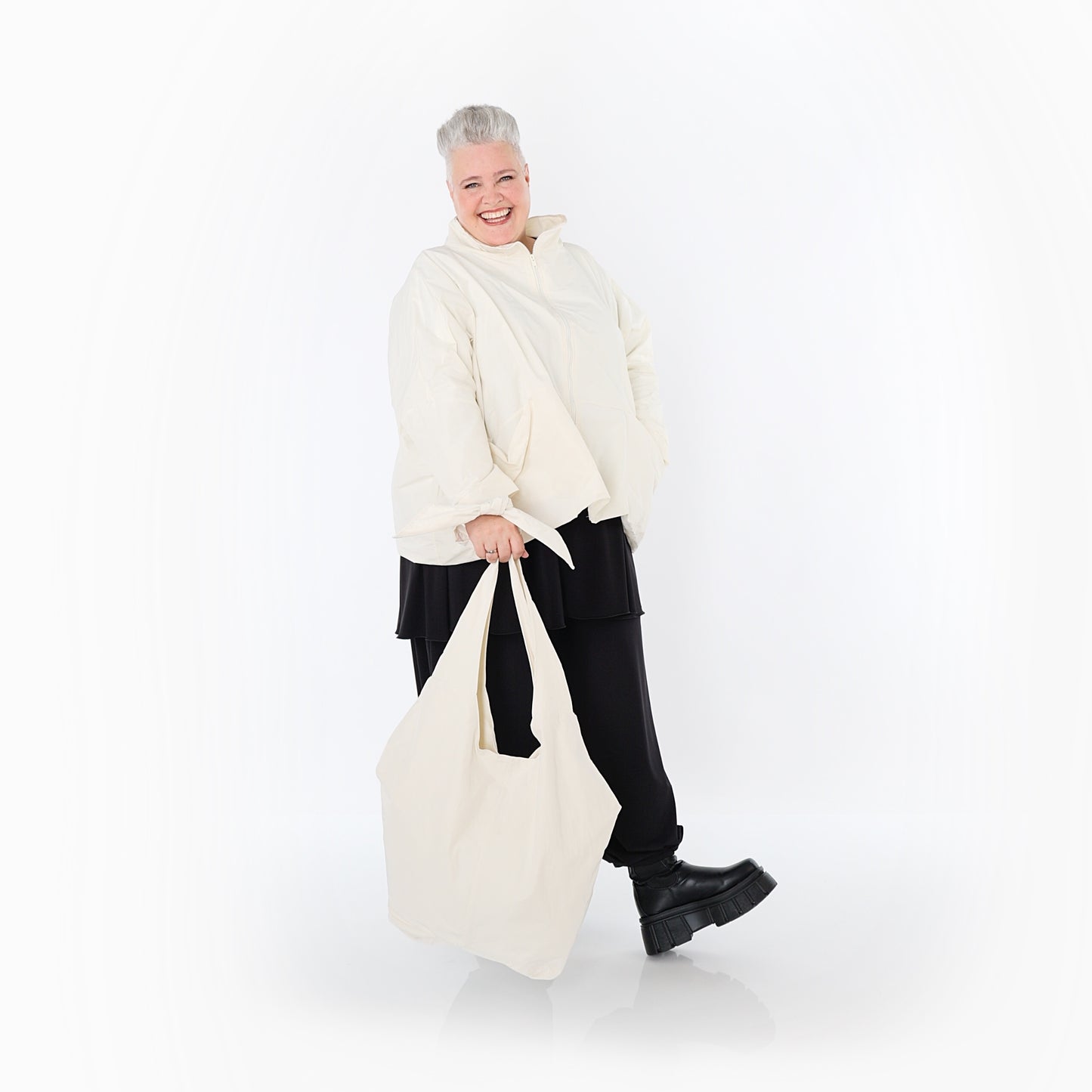 7104 "LoveEcho" Jacket - Off White