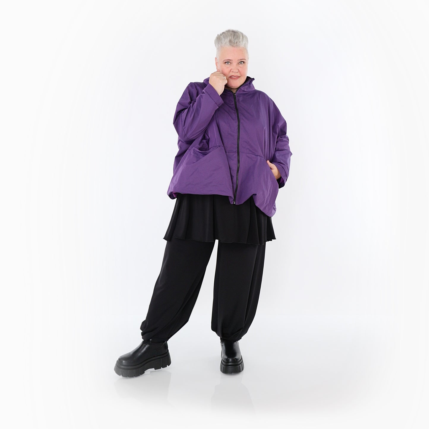 7104 "LoveEcho" Jacket - Violet