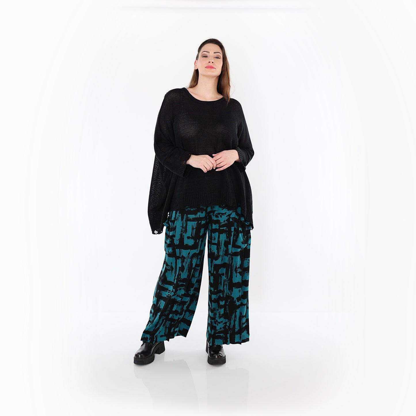 07007 "Nadine" Trousers – Petrol