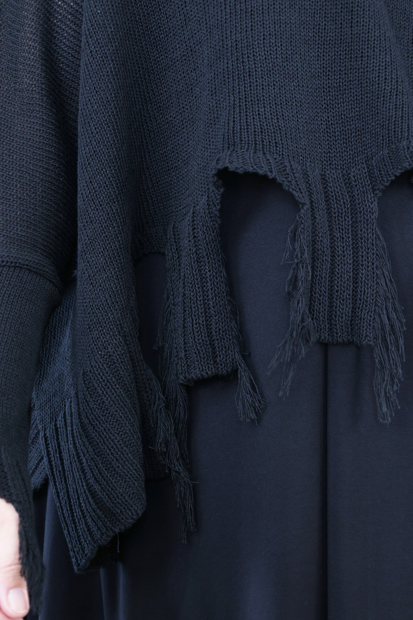 2528 "Bella" 100% Cotton - Distressed Cut-Off Overthrow