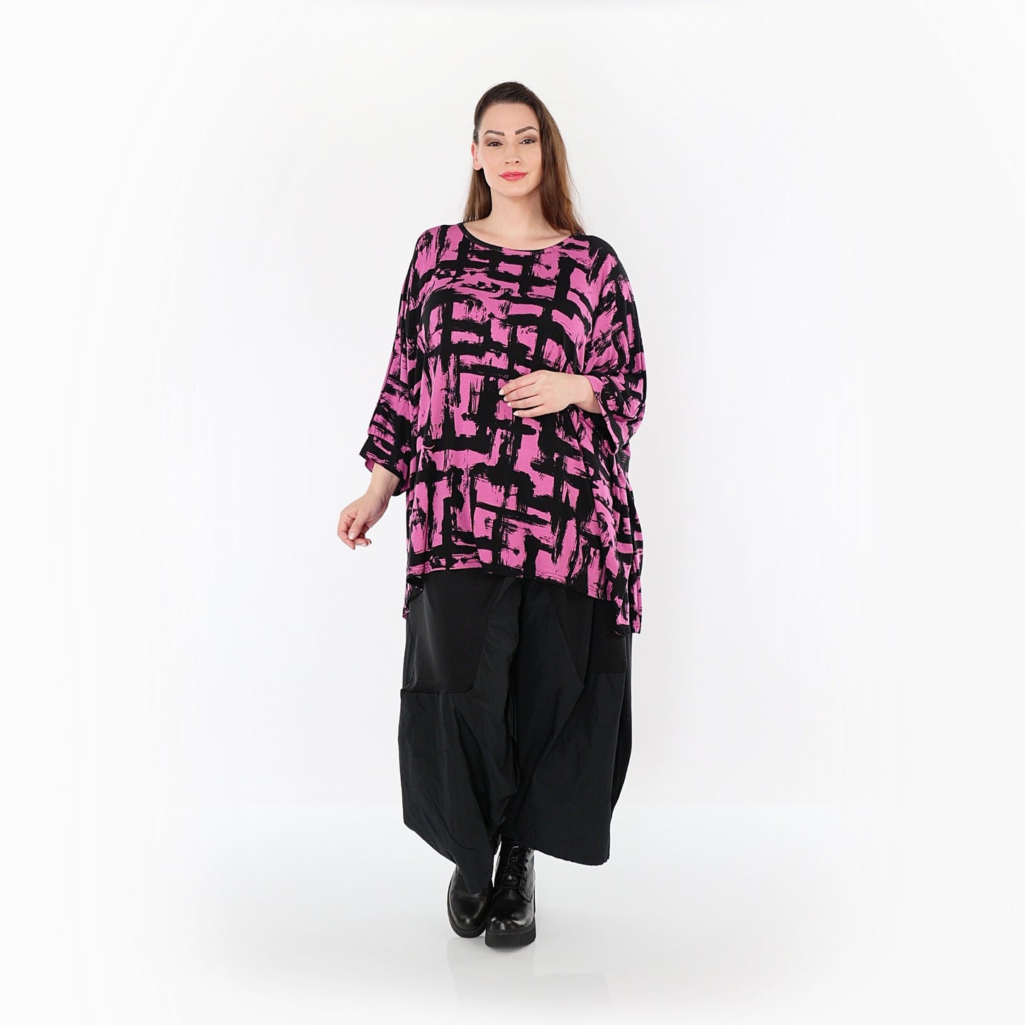 07116 "Nadine" Shirt – Fuchsia