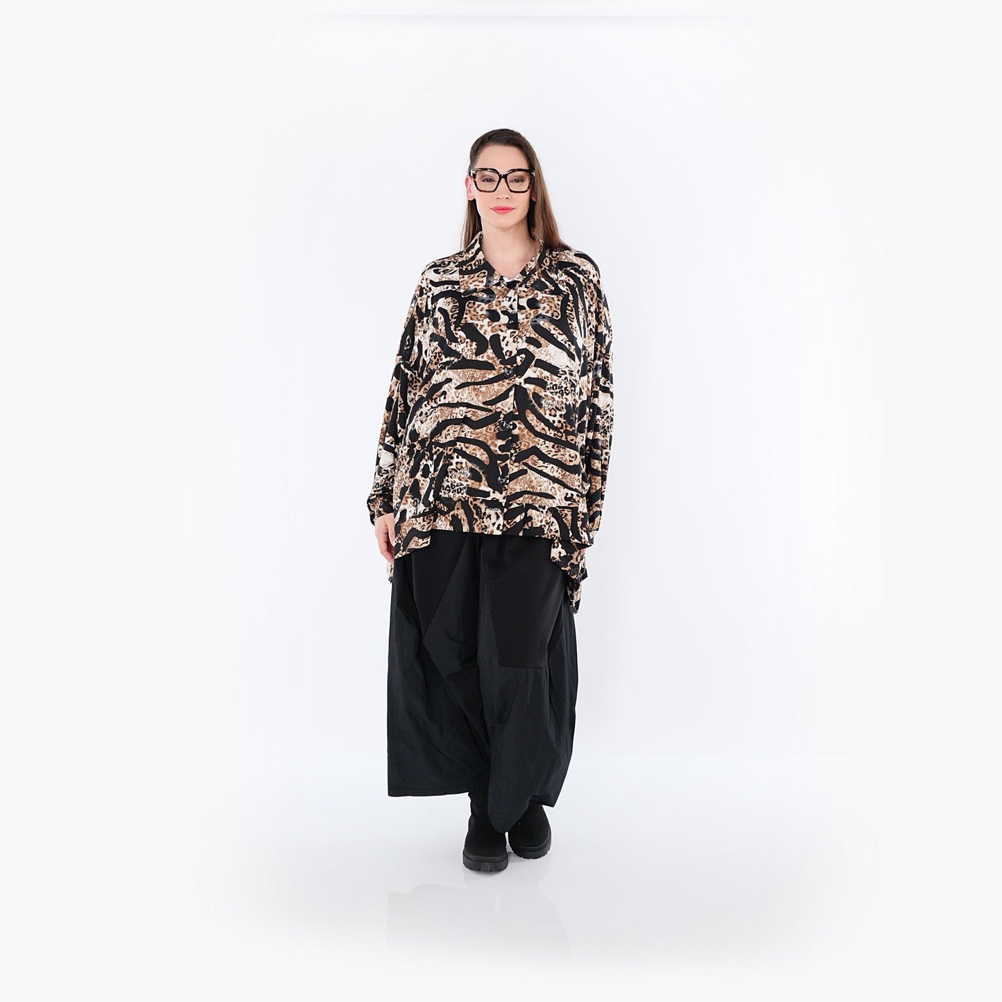 07132 "Cassandra" Blouse – Black