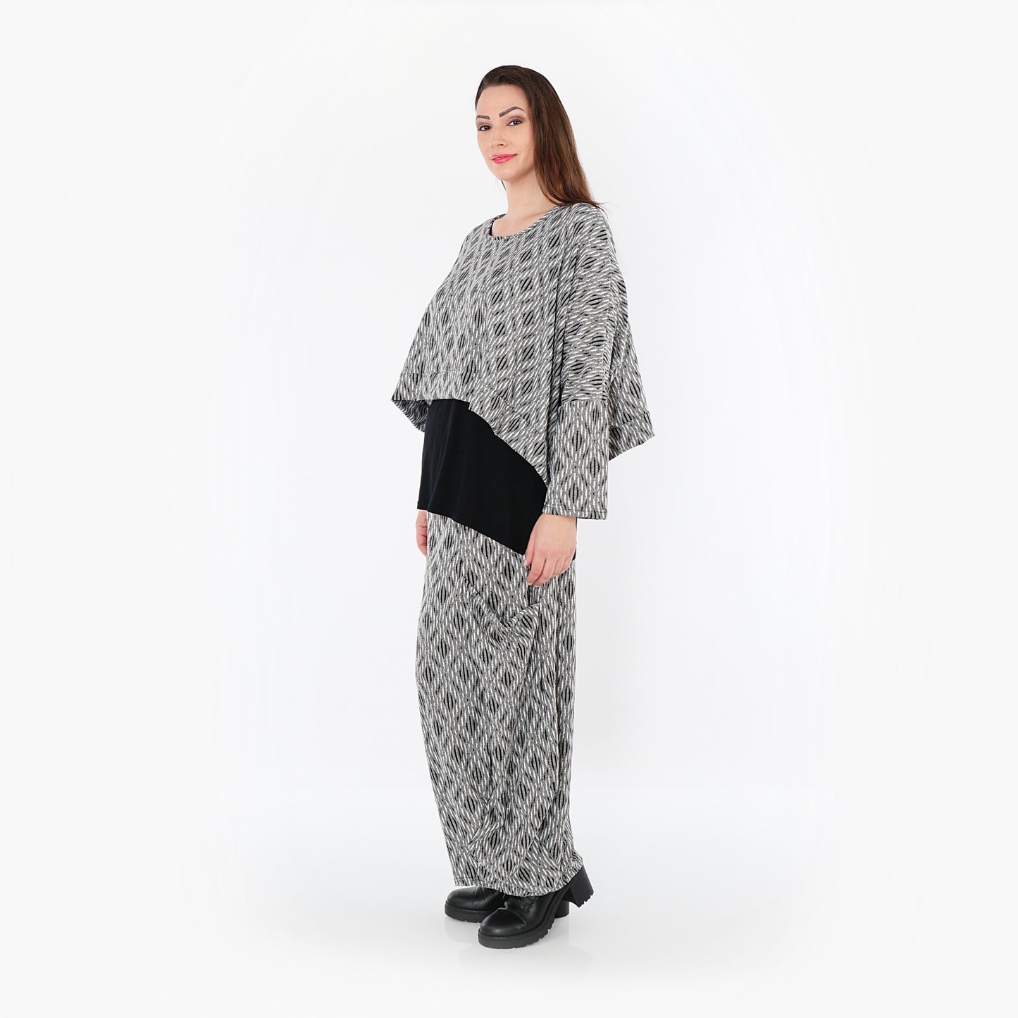 08069 "Salindra" Trousers – Grey