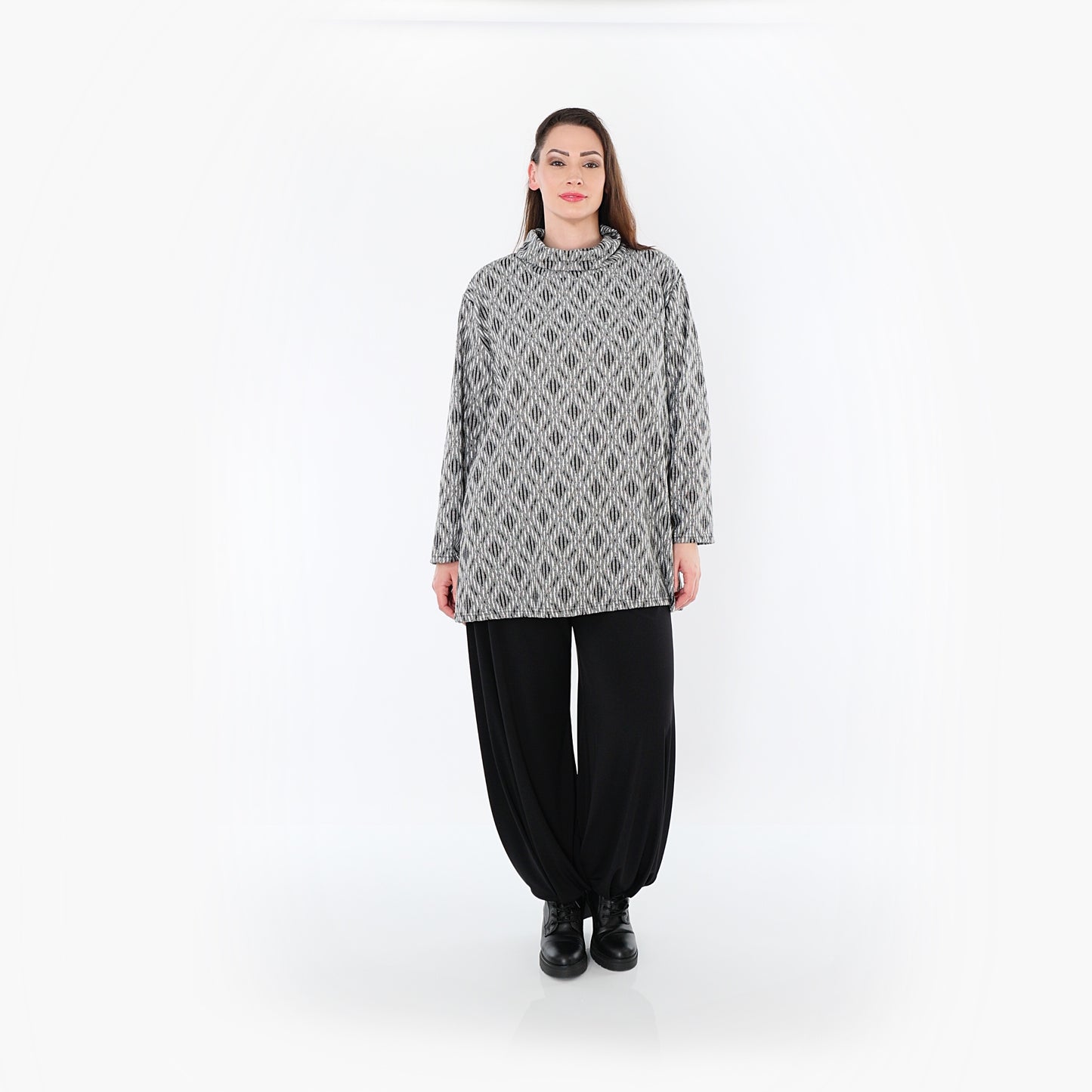 1892R "Damira" Tunic – Light grey