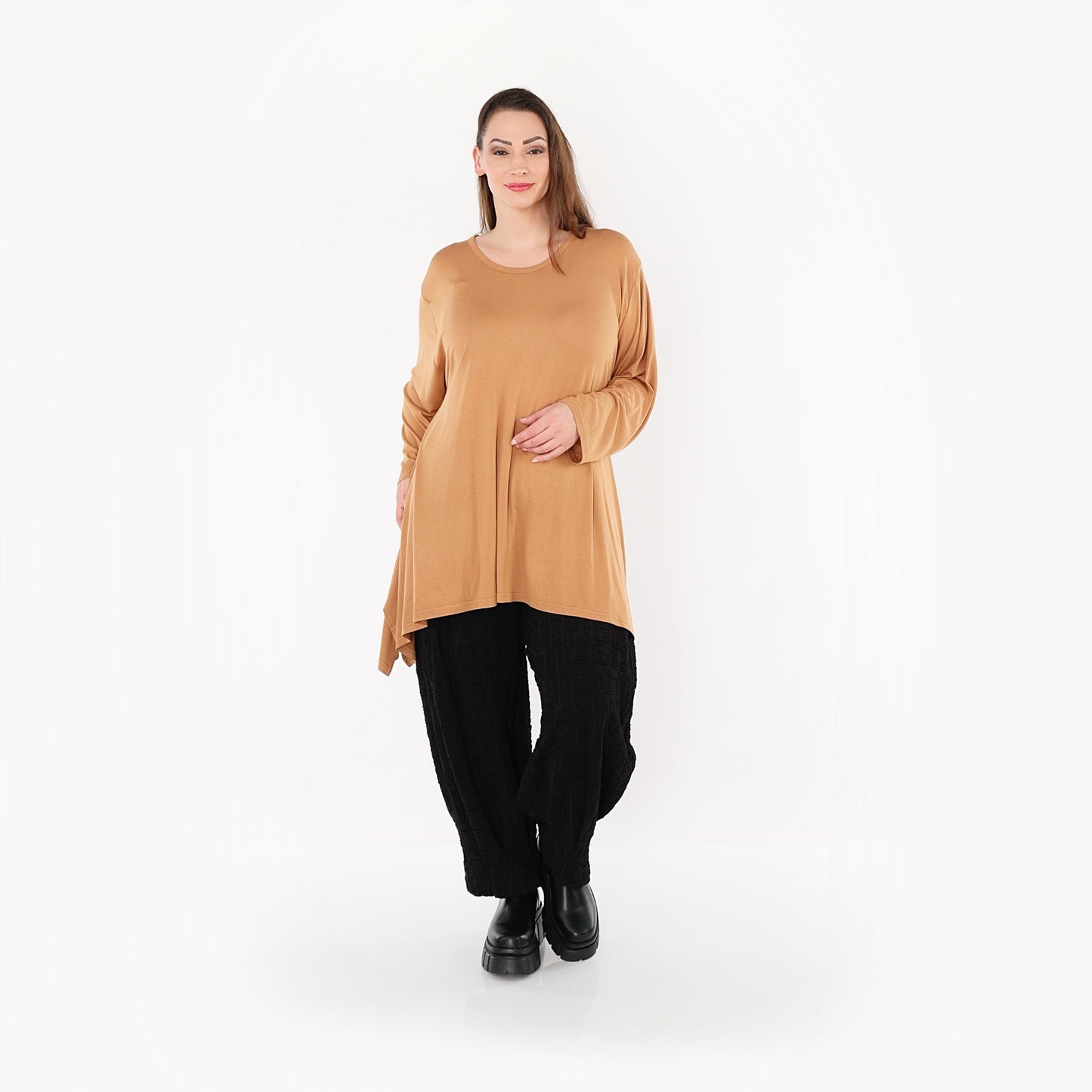 01019 "BasicLove" Shirt – Cognac