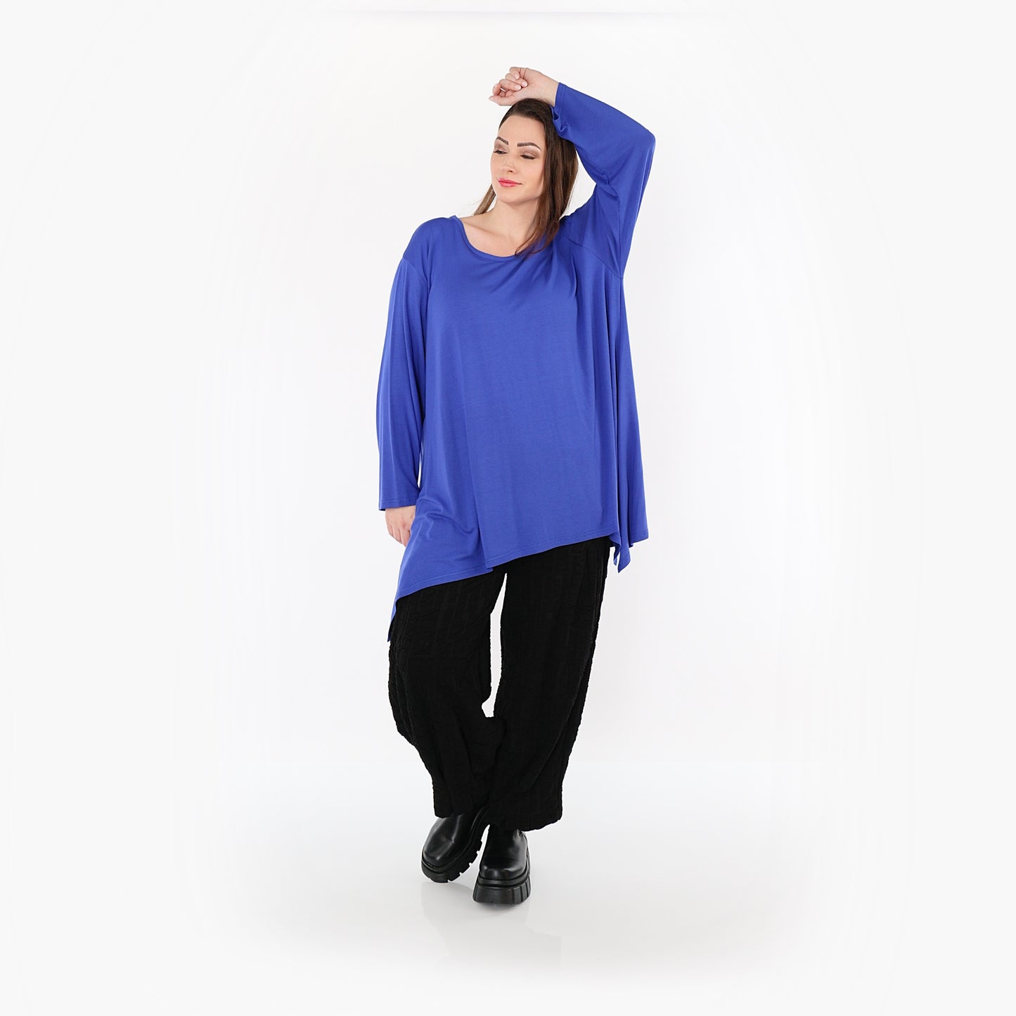 01019 "BasicLove" Tunic – Royal blue