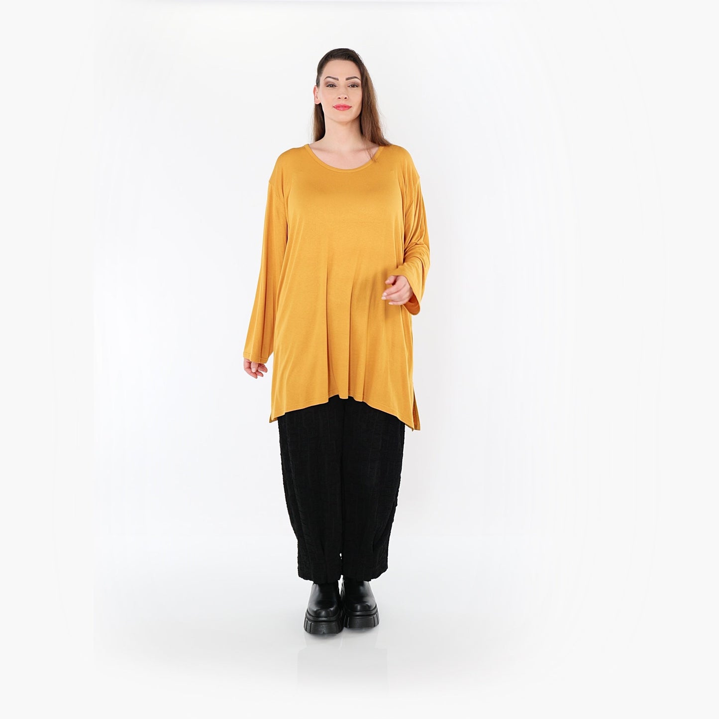 07054 "BasicLove" Shirt – Mustard