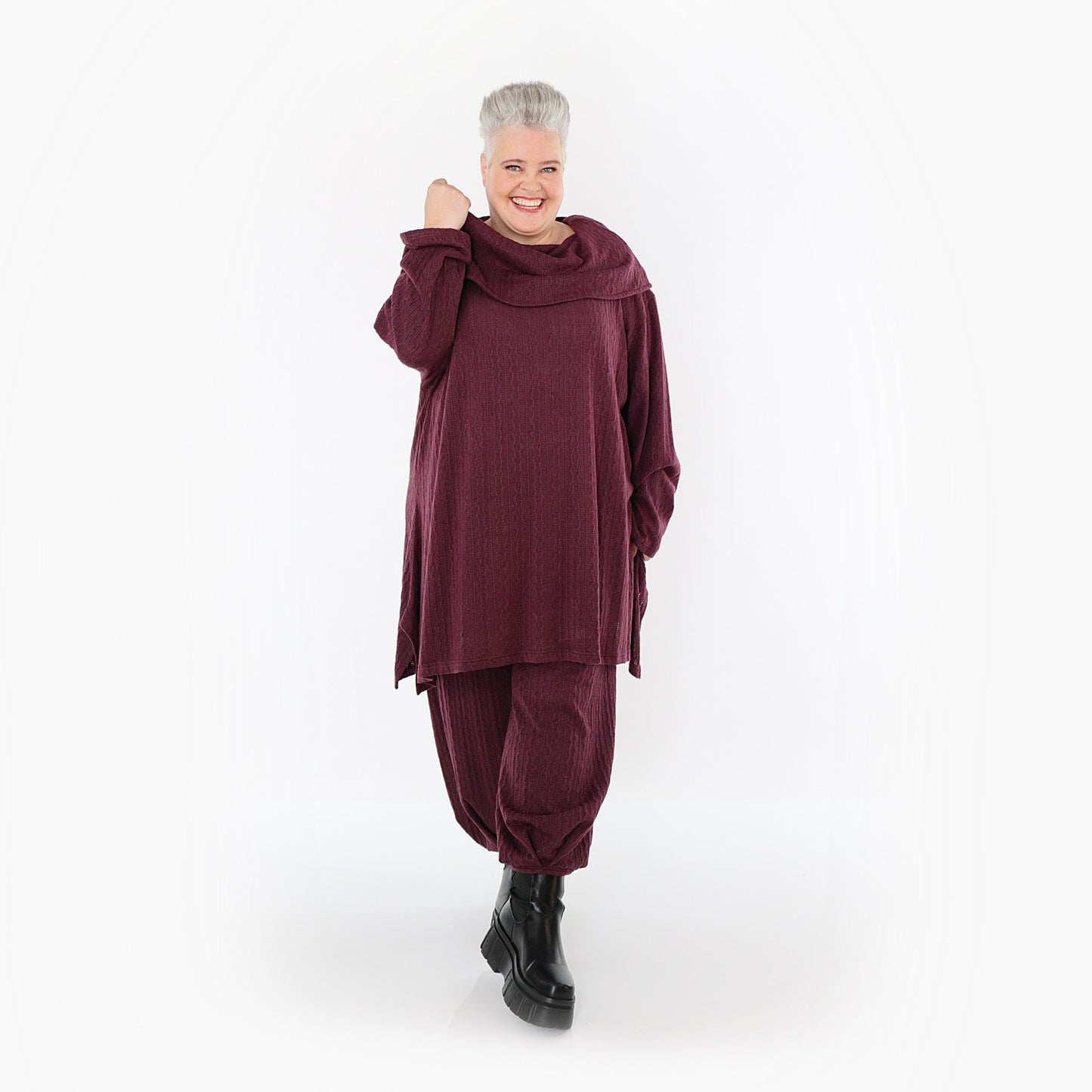 Akh 1532 07145 Shirt Burgundy 9