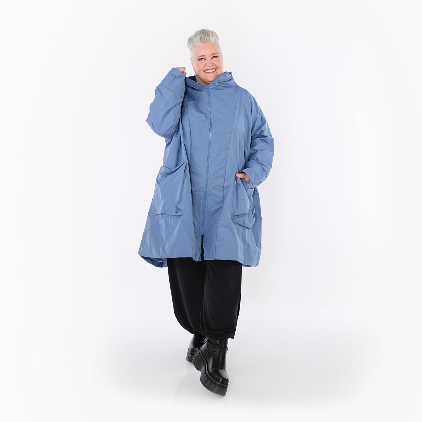 2276 "LoveEcho" Jacket - Azure Blue