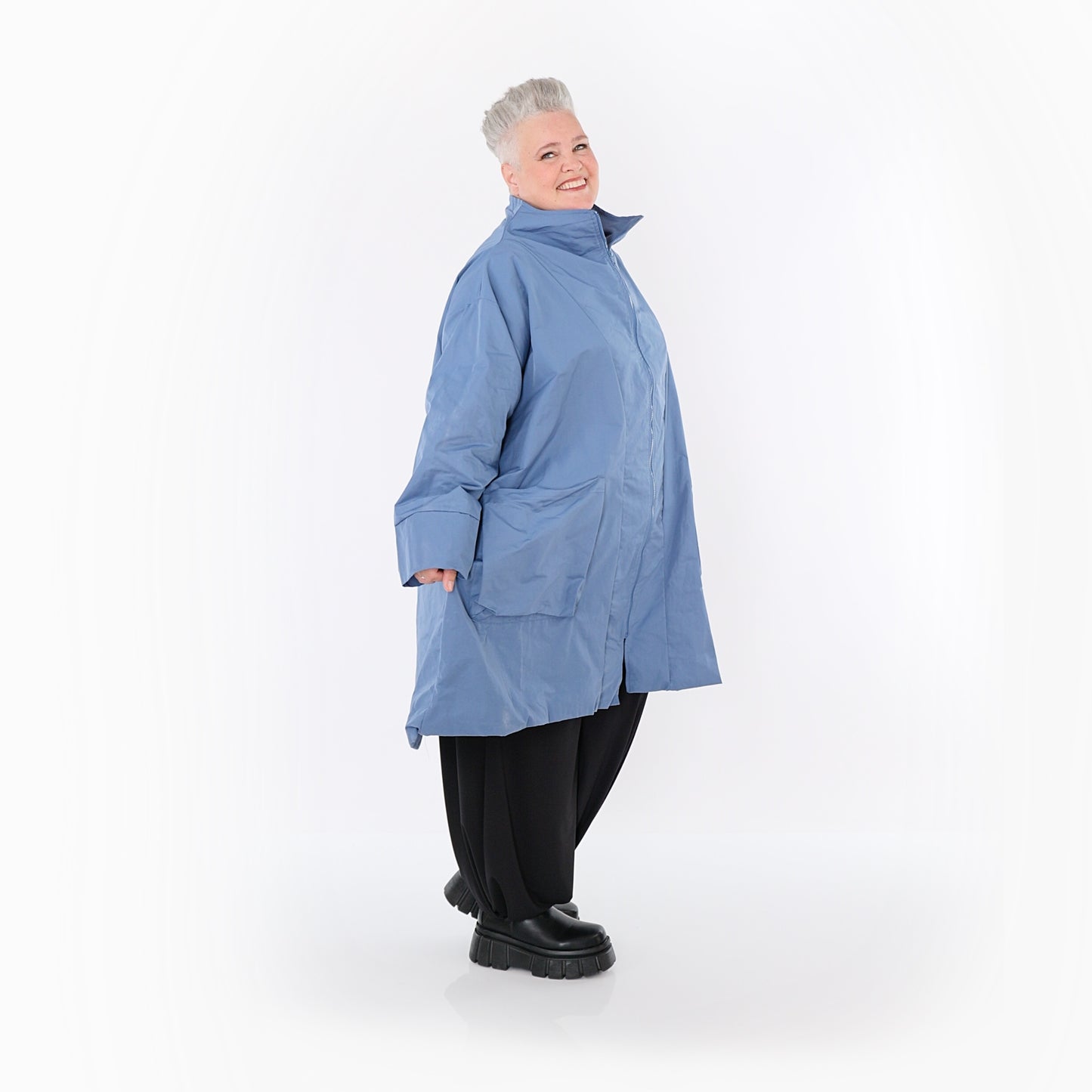 2276 "LoveEcho" Jacket - Azure Blue