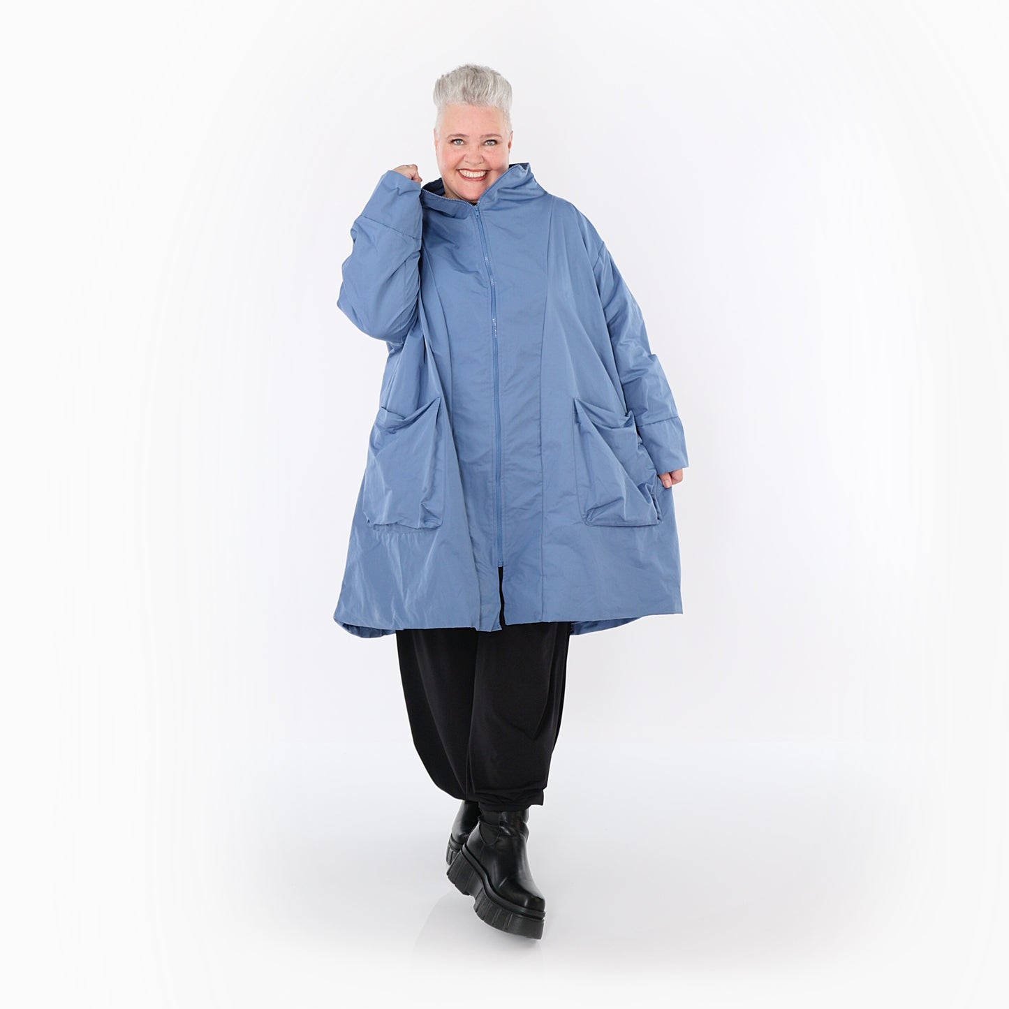 2276 "LoveEcho" Jacket - Azure Blue