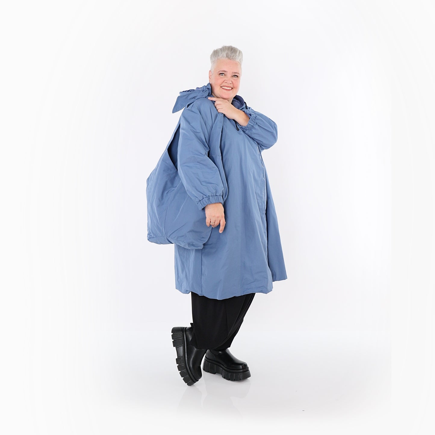 7102 "LoveEcho" Jacket - Azure Blue