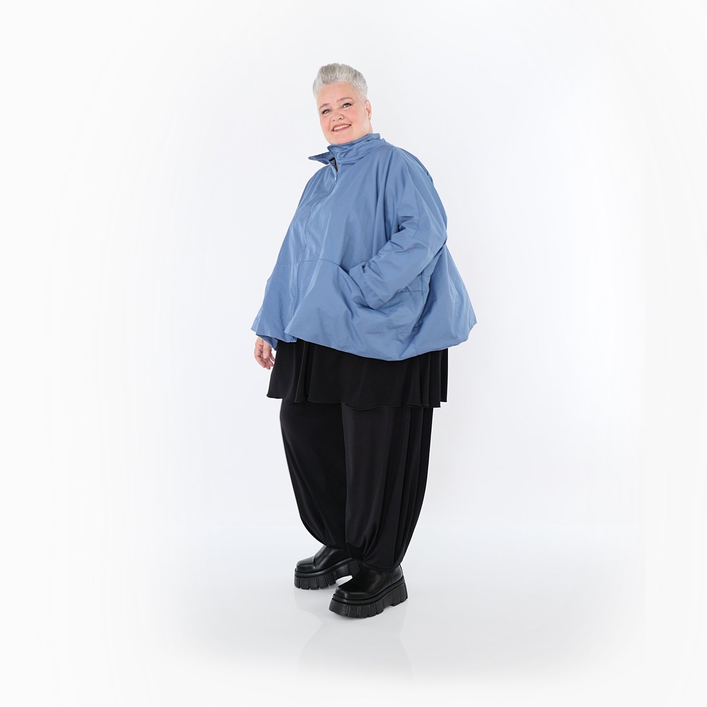 7104 "LoveEcho" Jacket - Azure Blue