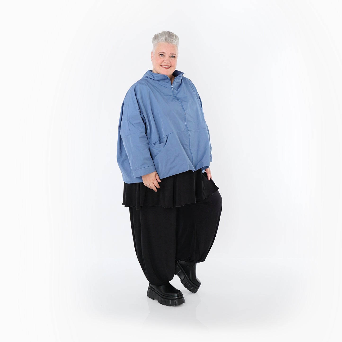 7104 "LoveEcho" Jacket - Azure Blue