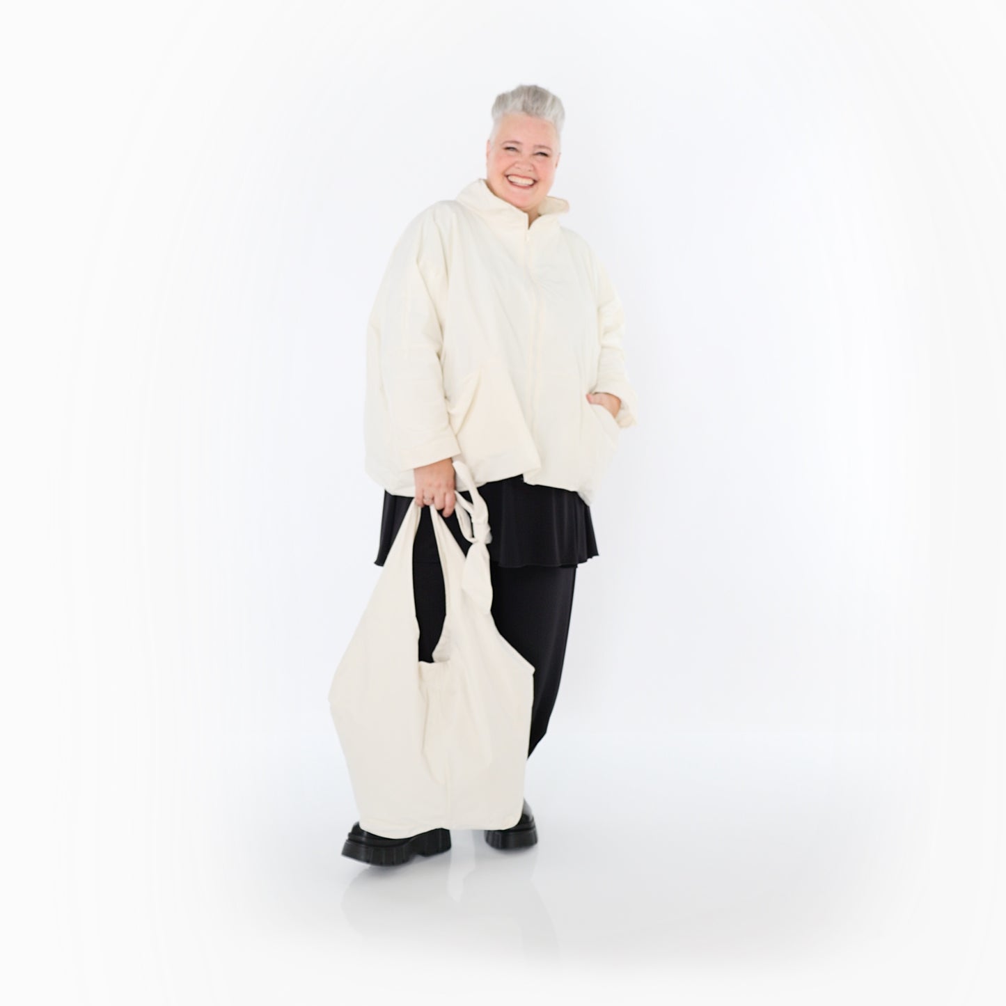 7104 "LoveEcho" Jacket - Off White