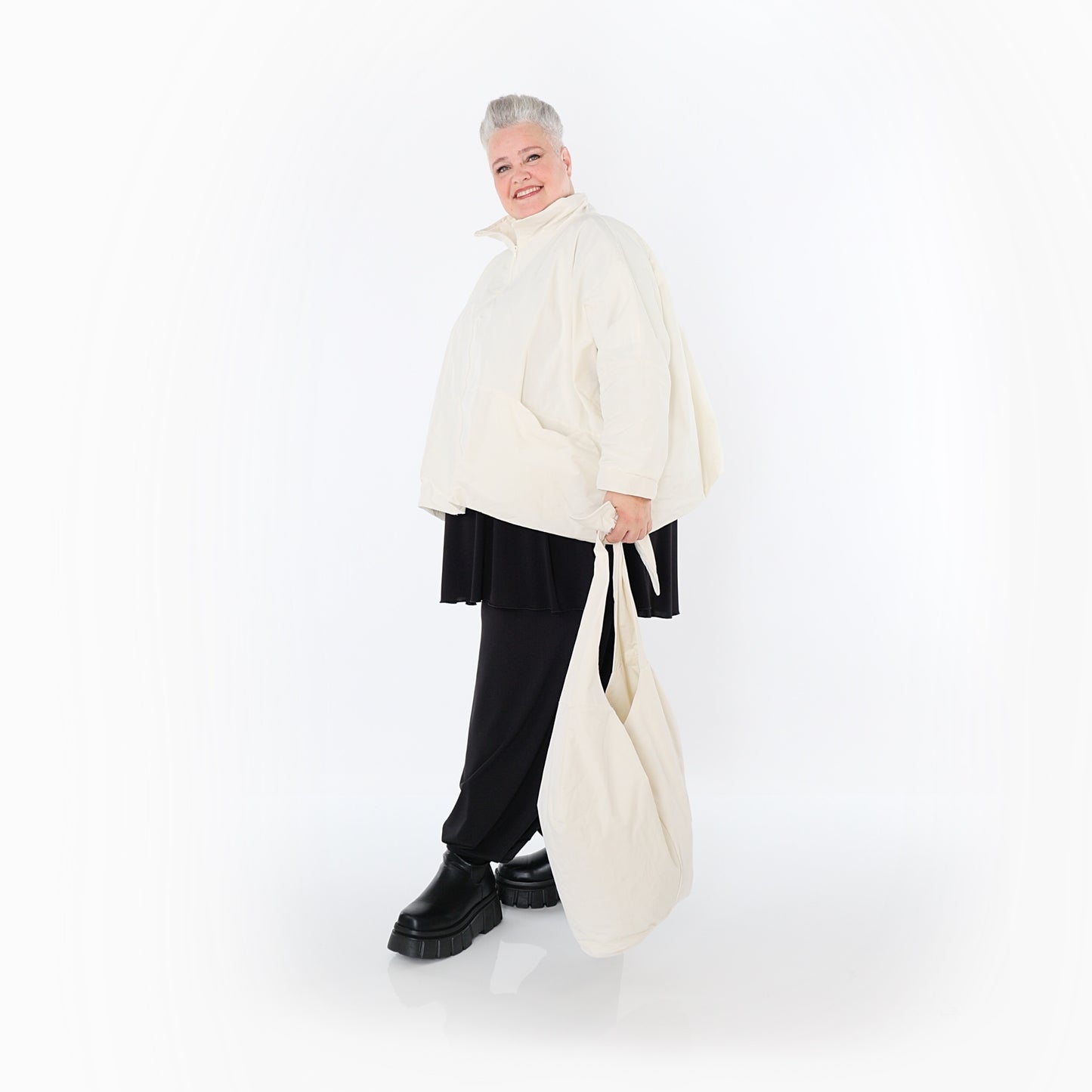 7104 "LoveEcho" Jacket - Off White