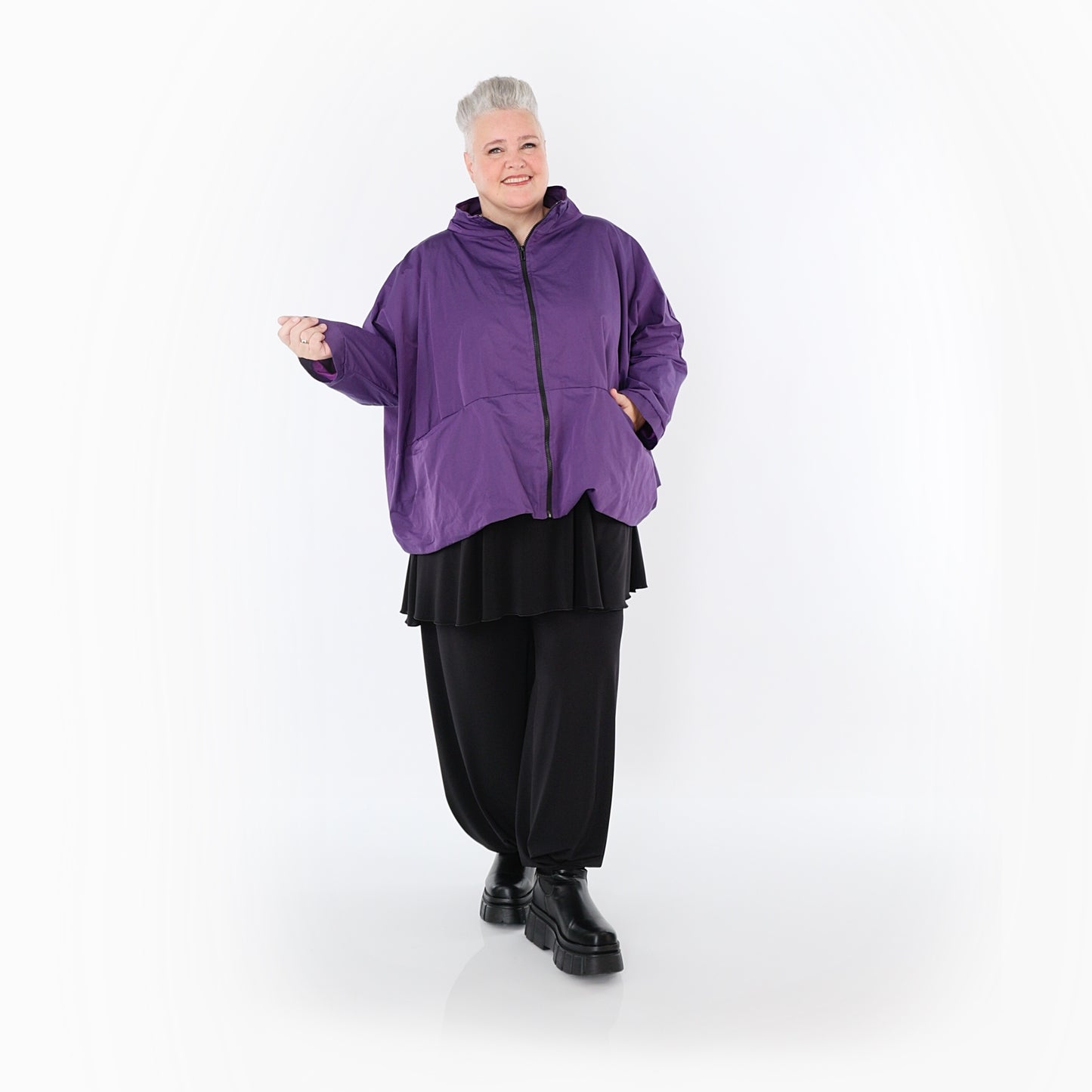 7104 "LoveEcho" Jacket - Violet