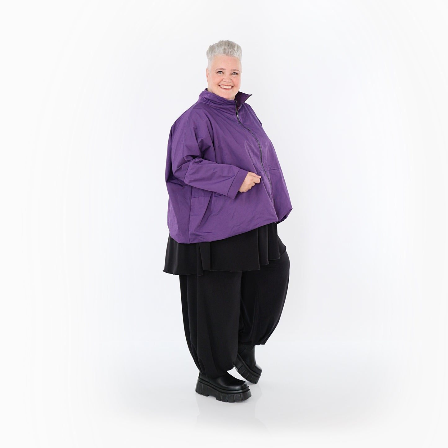 7104 "LoveEcho" Jacket - Violet