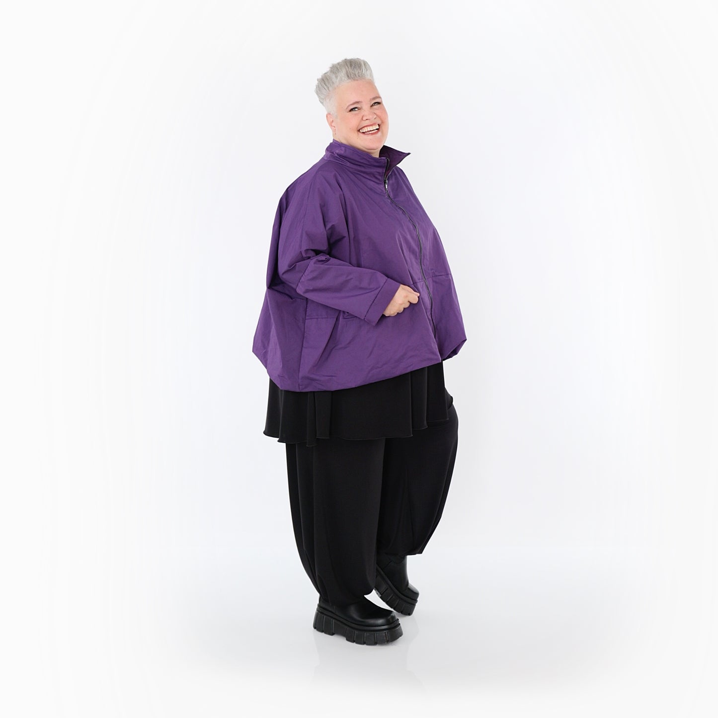 7104 "LoveEcho" Jacket - Violet