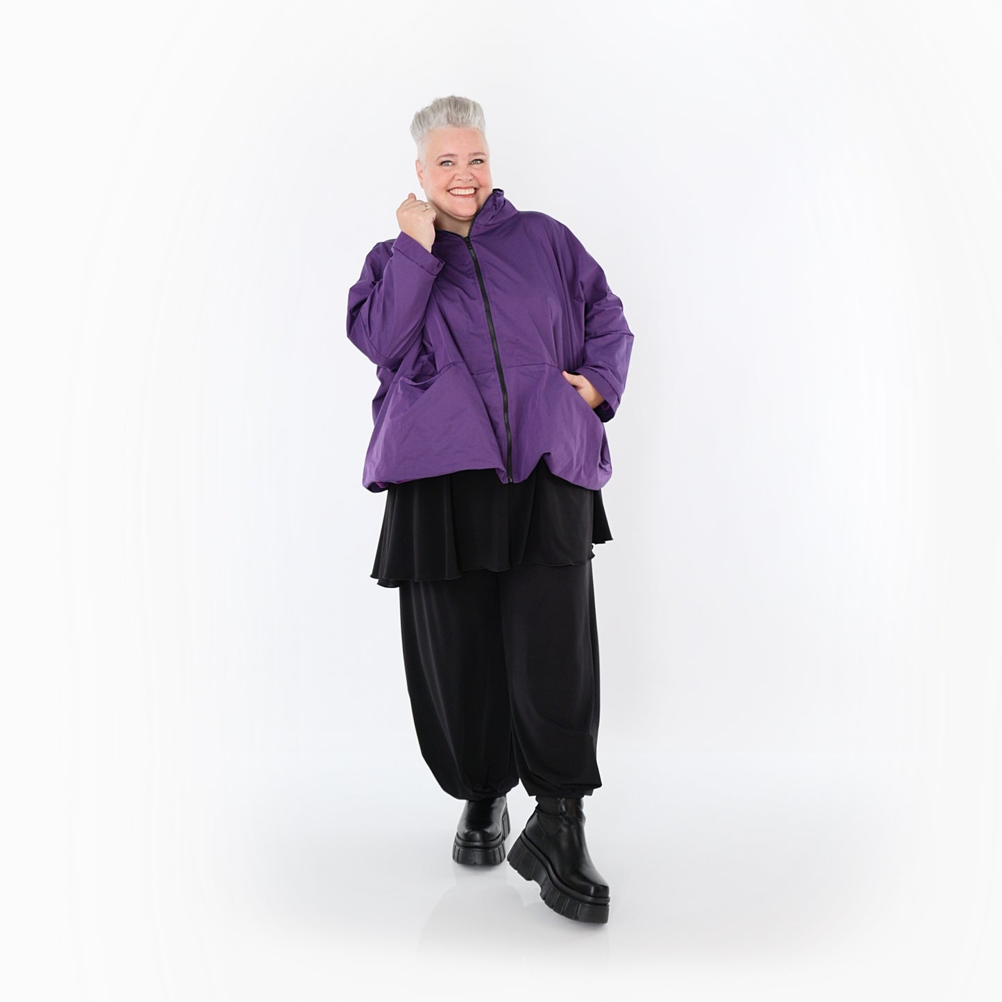 7104 "LoveEcho" Jacket - Violet