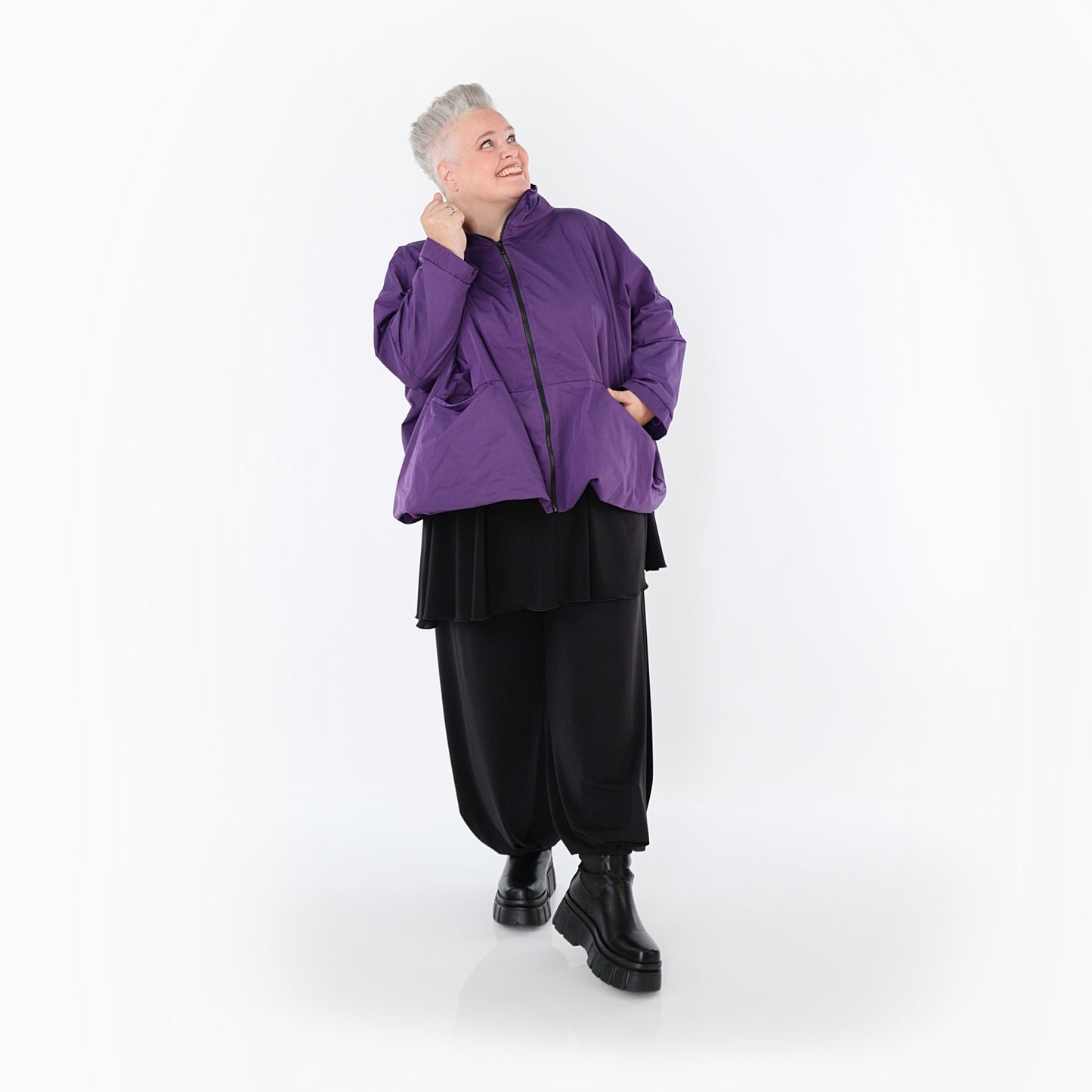 7104 "LoveEcho" Jacket - Violet