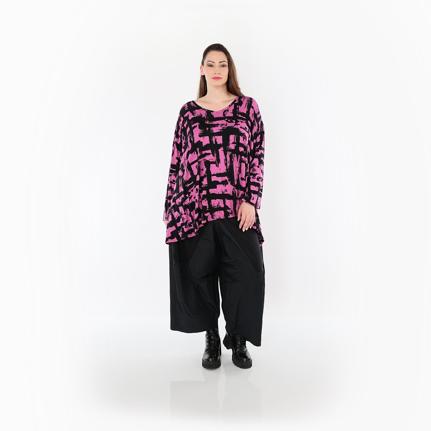 02593 "Nadine" Shirt – Fuchsia