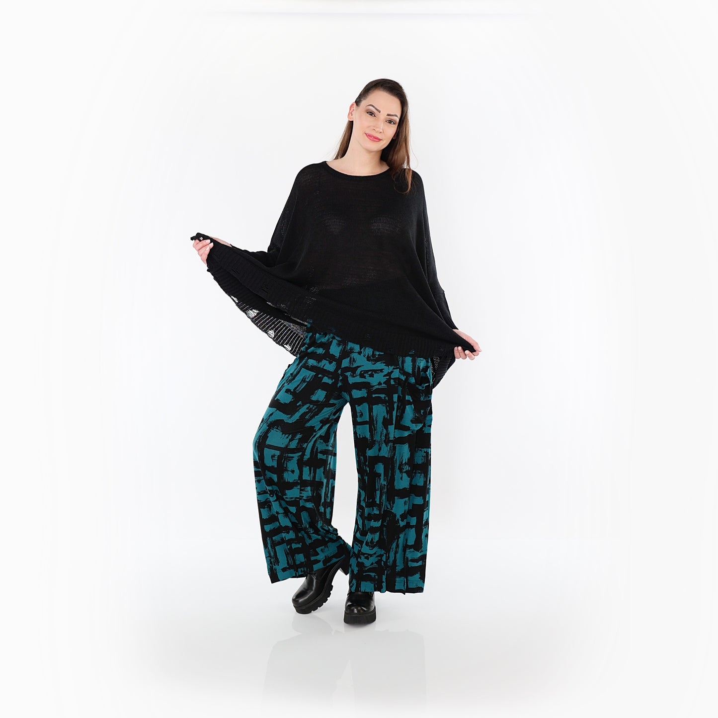 07007 "Nadine" Trousers – Petrol