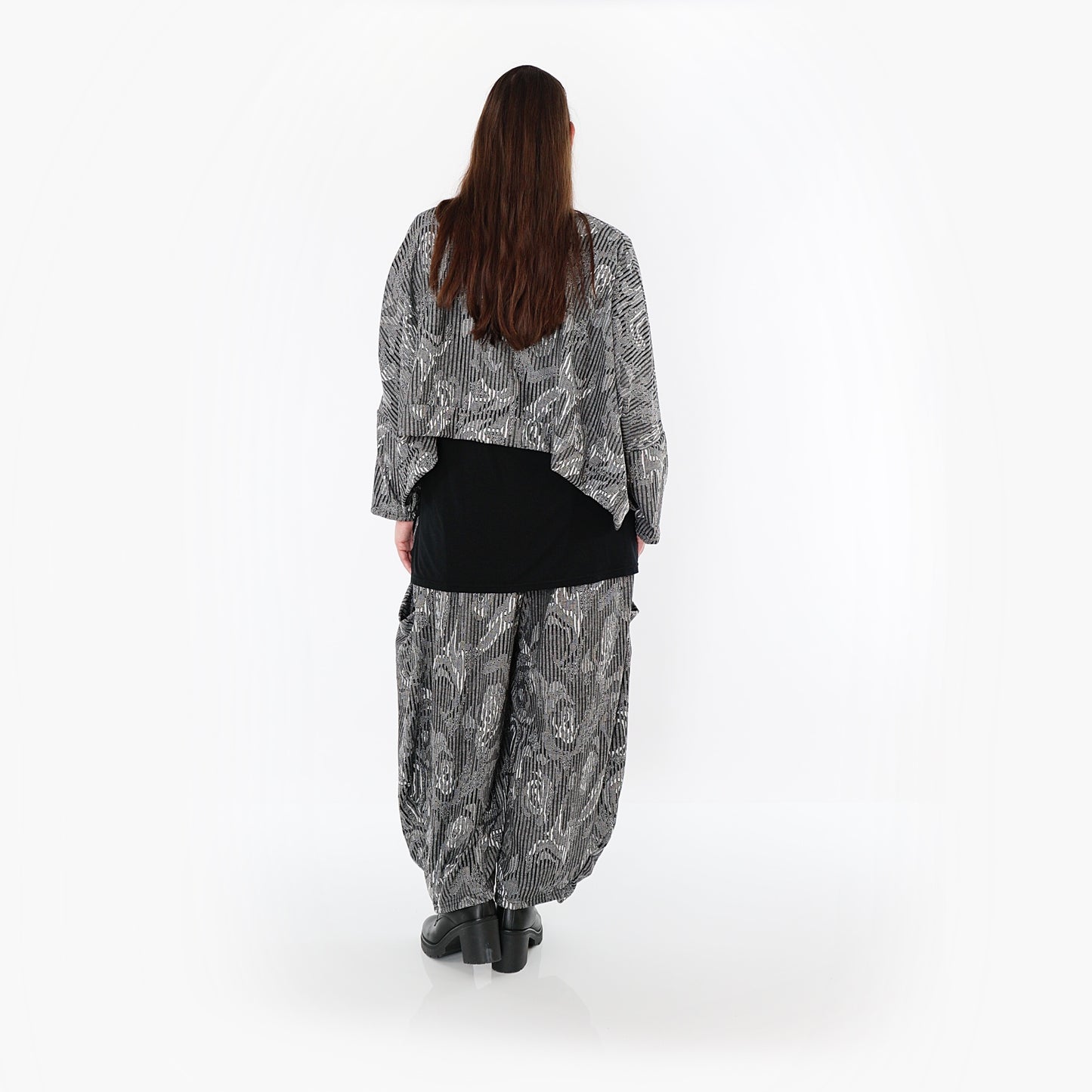 07011 "Alessia" Top – Grey