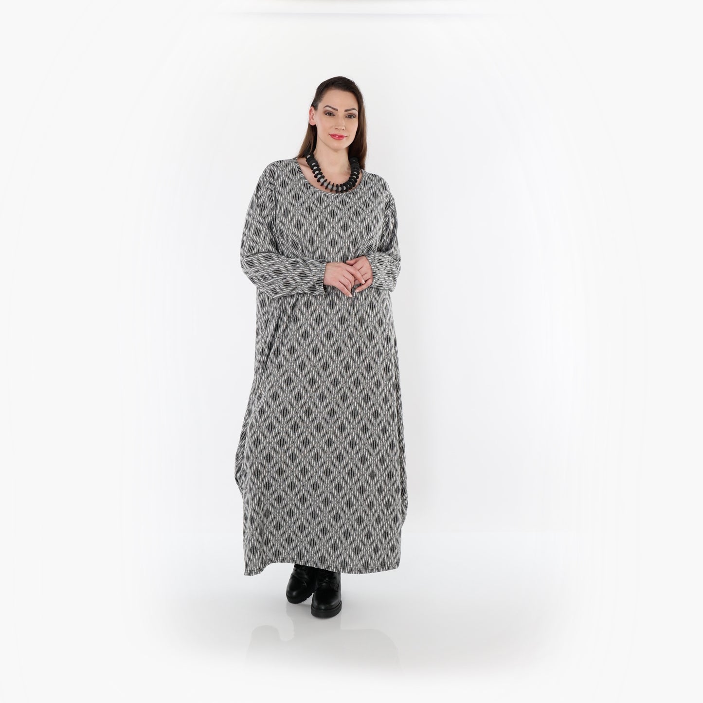 01926 "Damira" Dress – Light grey