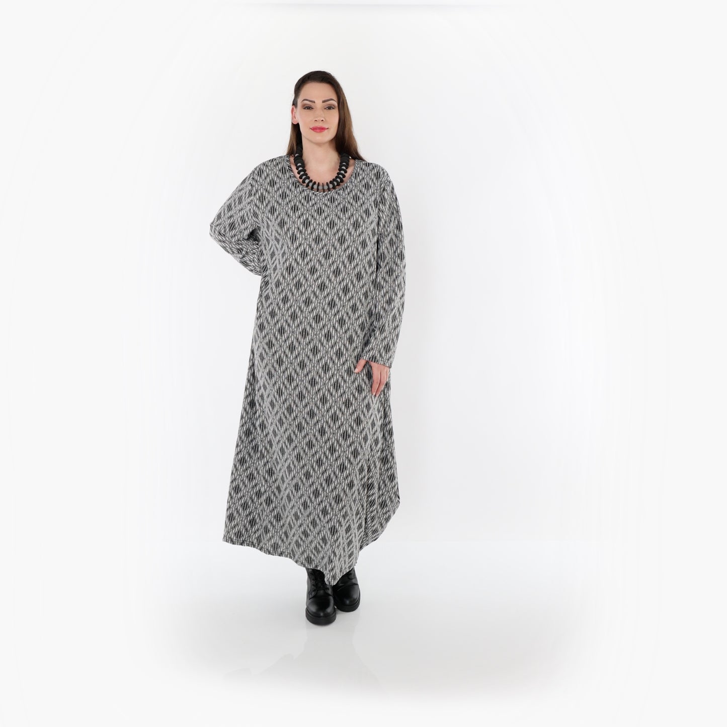 01926 "Damira" Dress – Light grey