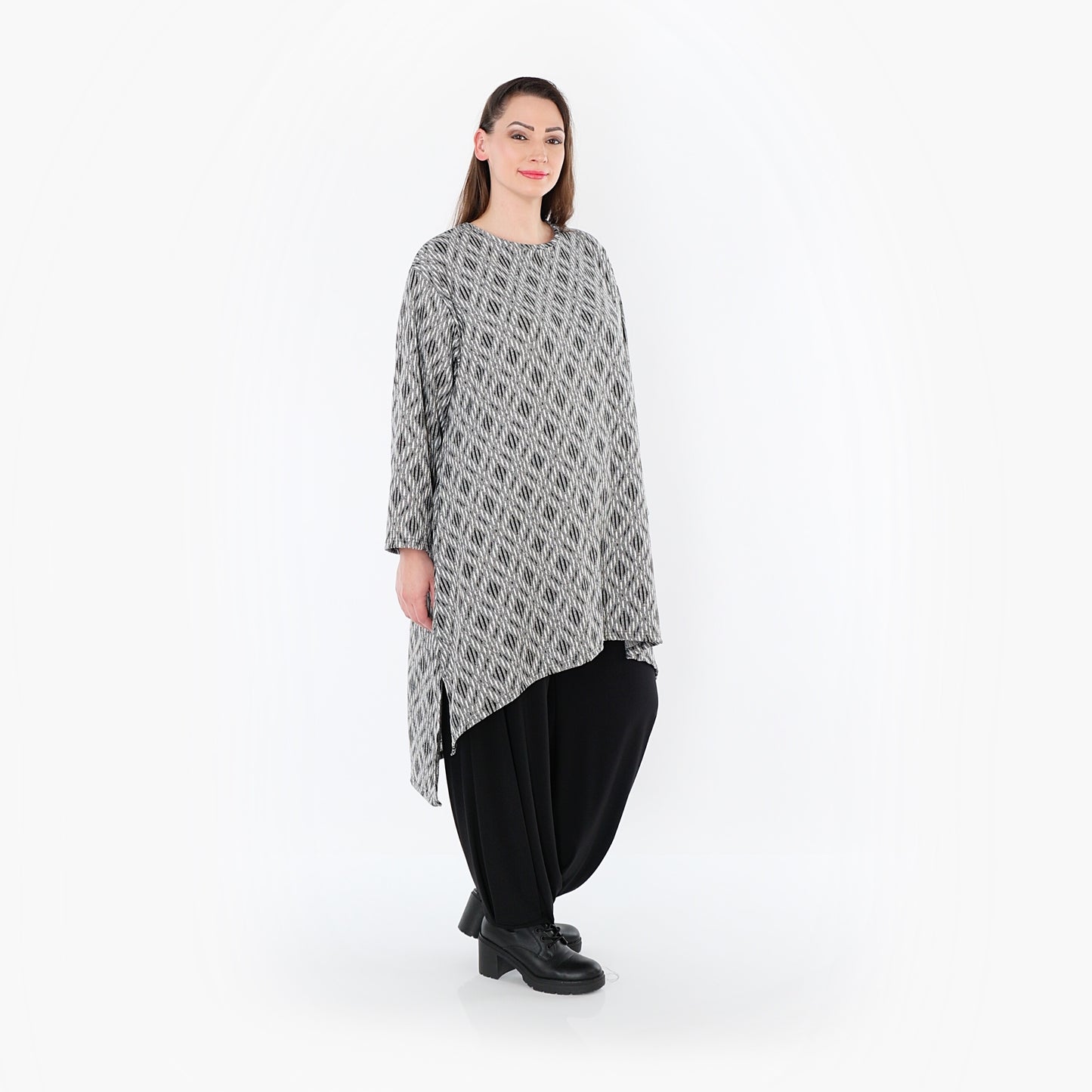 04656 "Damira" Shirt – Light grey