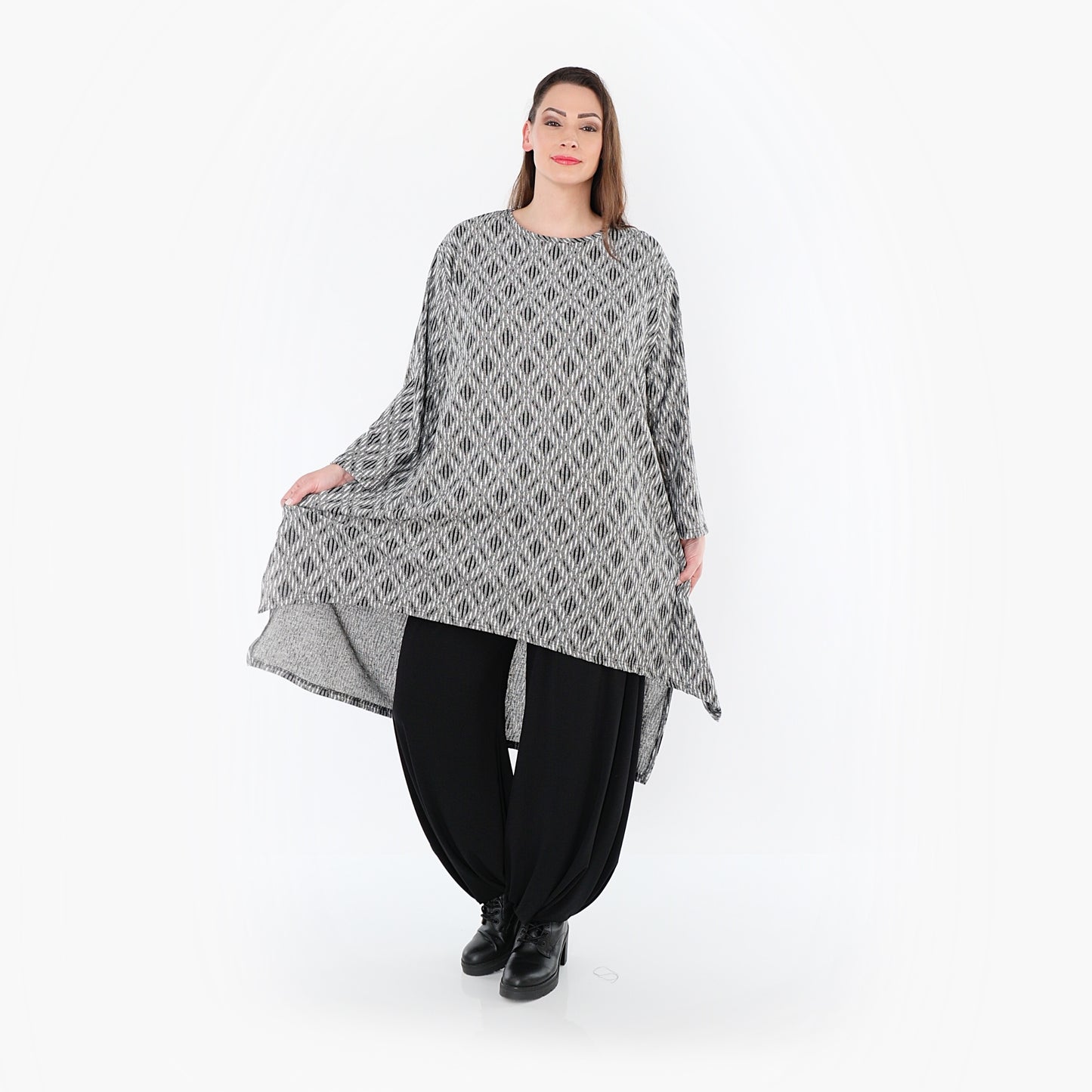 04656 "Damira" Shirt – Light grey