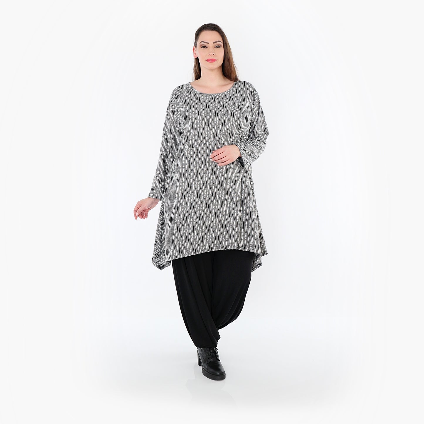 00521 "Damira" Shirt – Light grey