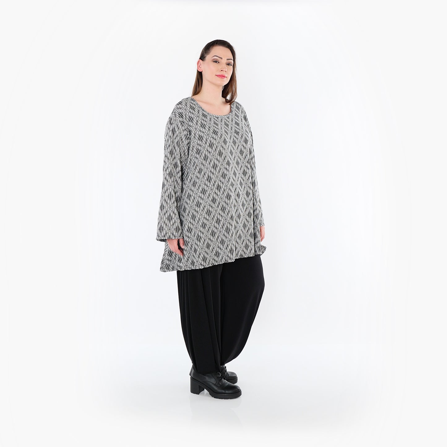 00593 "Damira" Shirt – Light grey