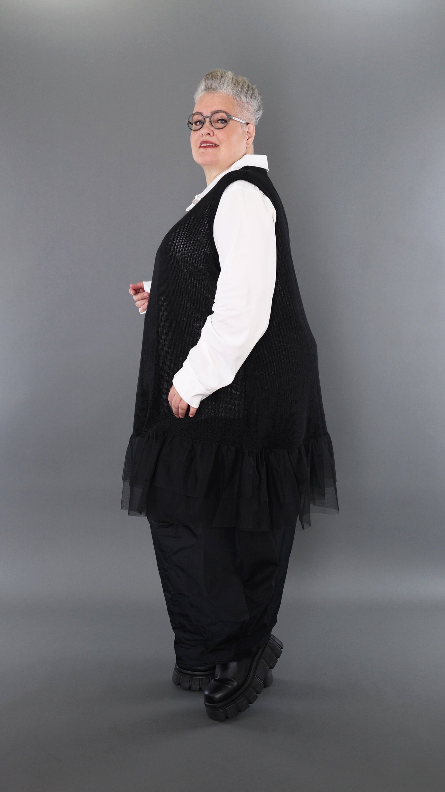 2523 "Bella" 100% Cotton - Sleeveless Tunic