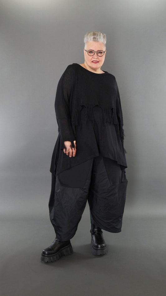 2528 "Bella" 100% Cotton - Distressed Cut-Off Overthrow