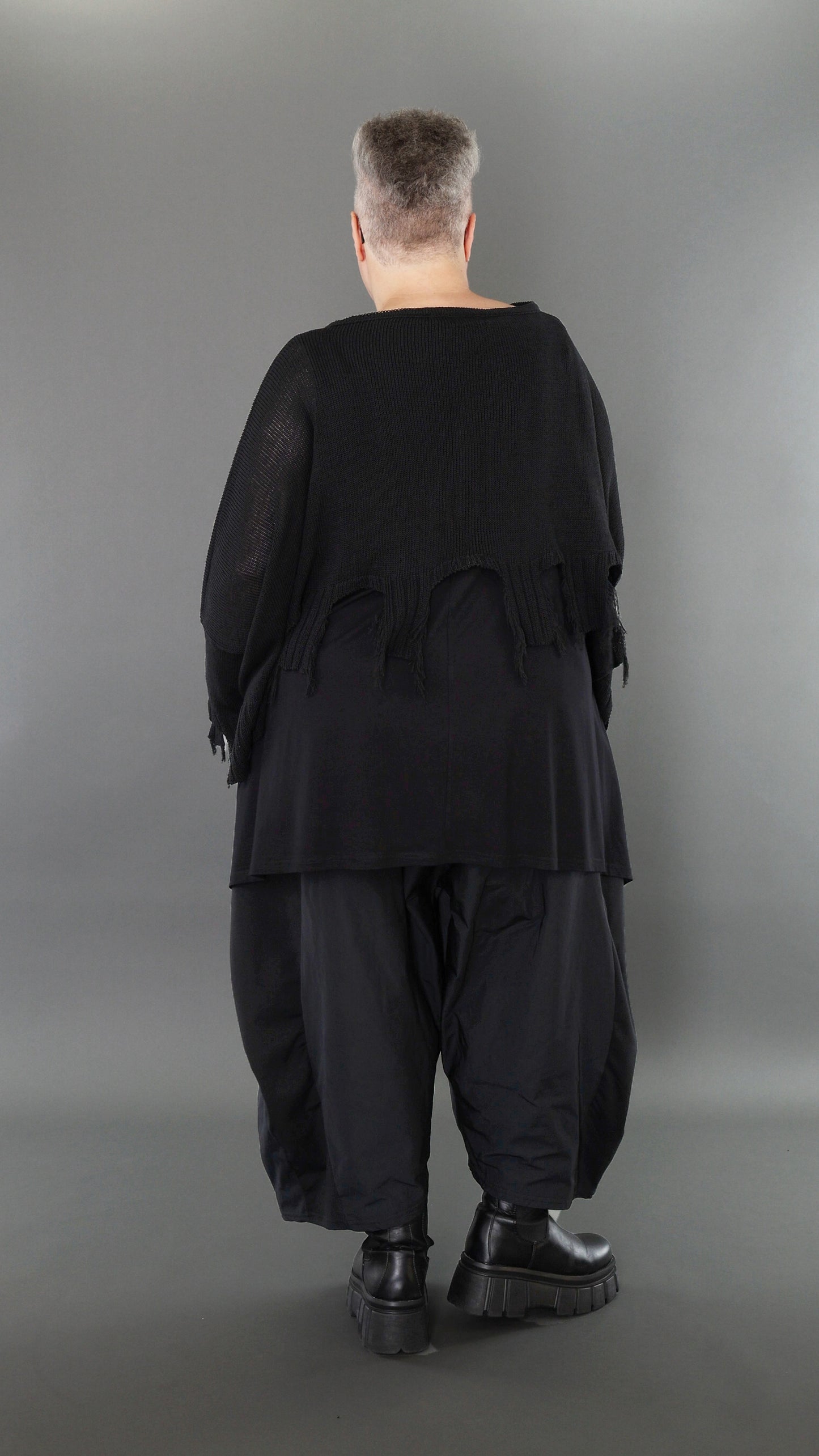 2528 "Bella" 100% Cotton - Distressed Cut-Off Overthrow