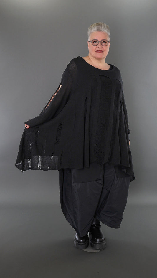 2530 "Bella" 100% Cotton - Distressed Tunic