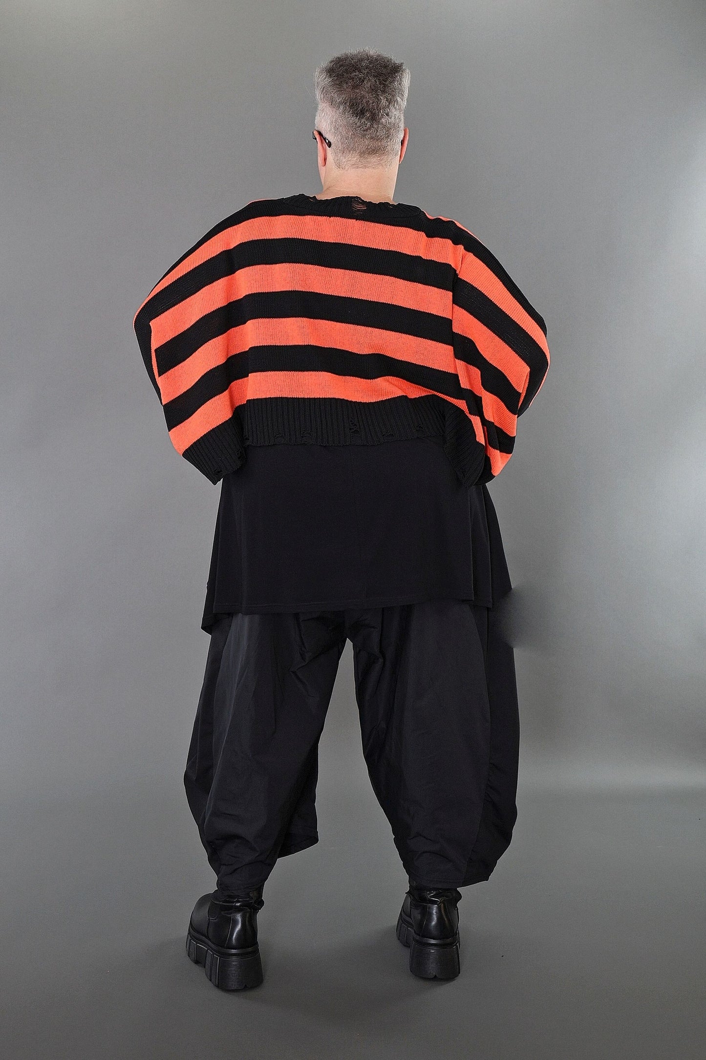 2537 "Nuvella" 110% Cotton Knitted Jumper - Orange