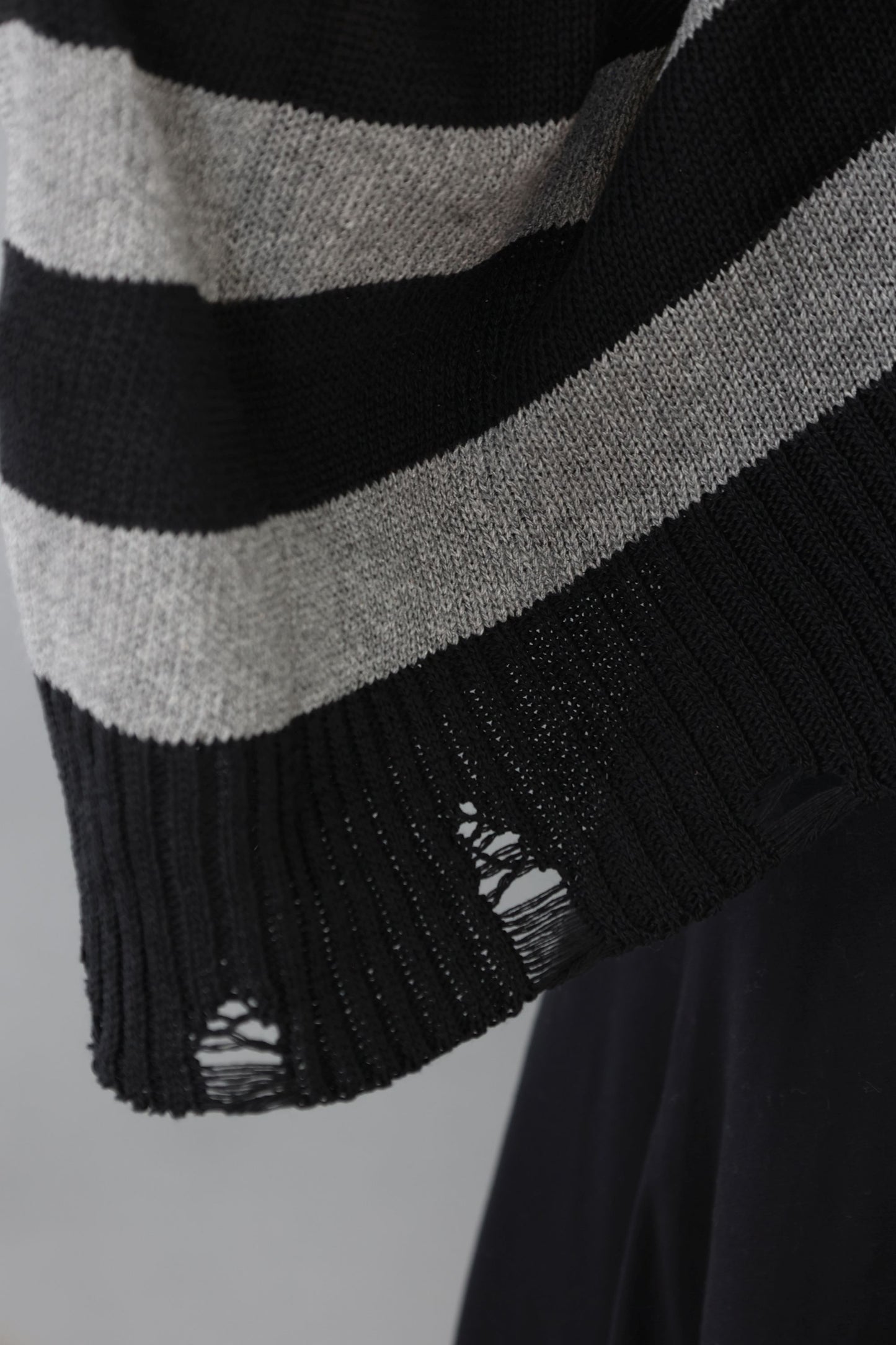 2537 "Nuvella" 110% Cotton Knitted Jumper - Grey