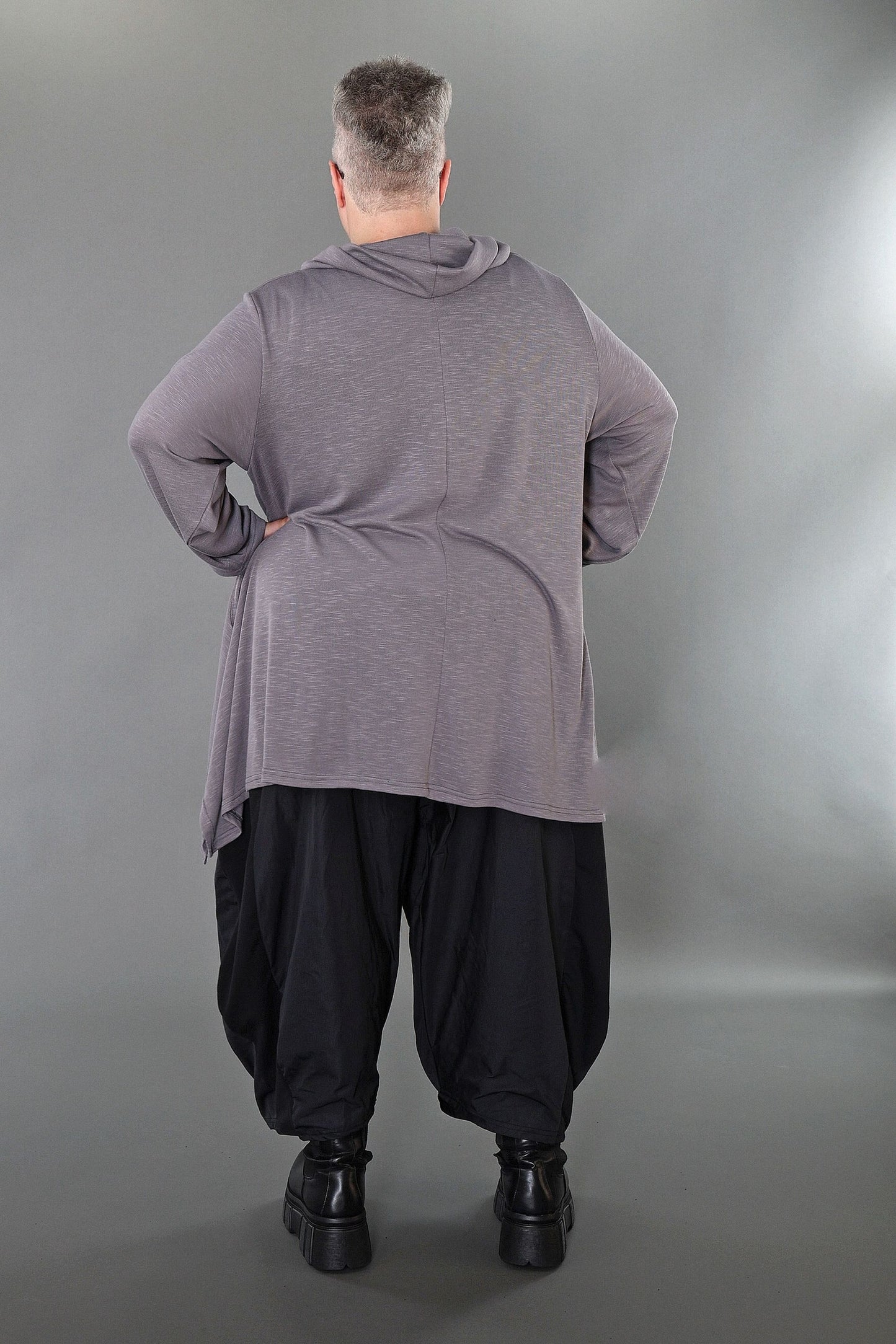 3371 "Celine" Turtleneck Jumper - Grey