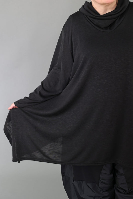 3371 "Celine" Turtleneck Jumper - Black