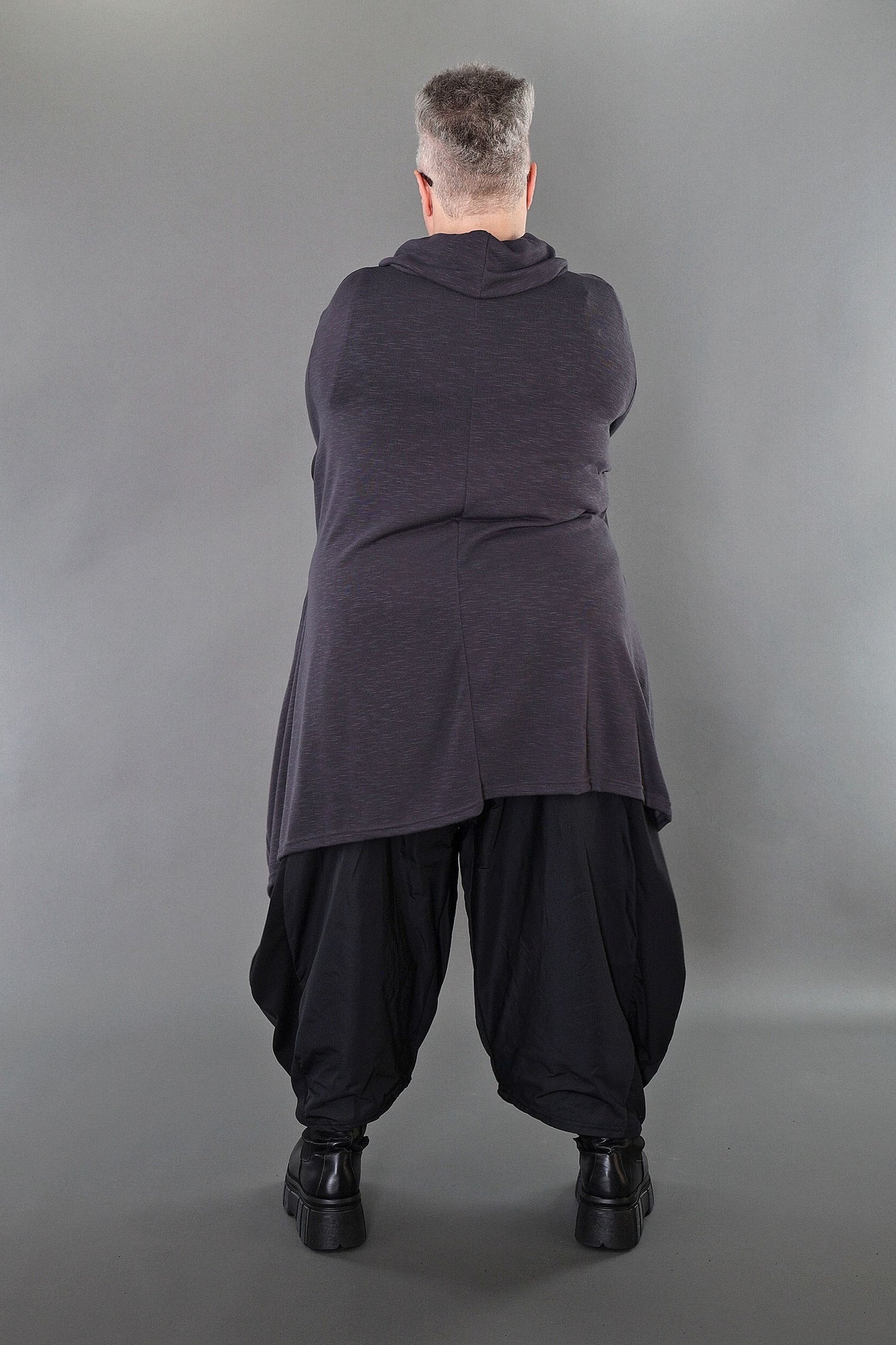 3371 "Celine" Turtleneck Jumper - Dark Grey