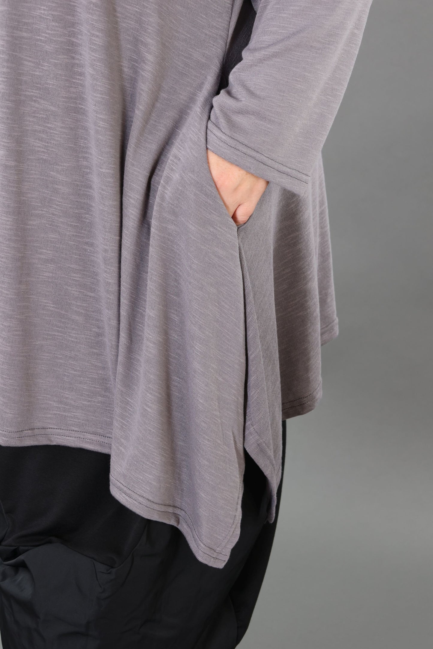 3371 "Celine" Turtleneck Jumper - Grey