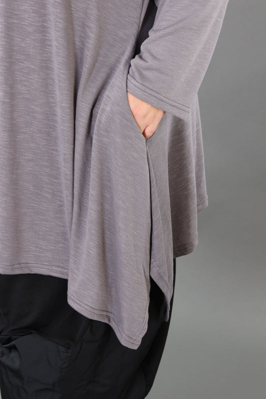 3371 "Celine" Turtleneck Jumper - Grey