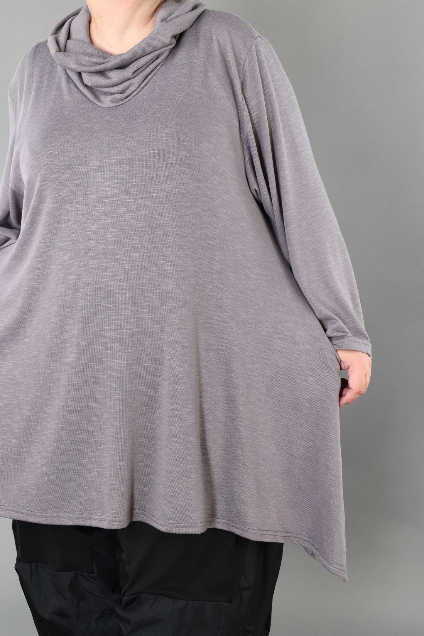 3371 "Celine" Turtleneck Jumper - Grey