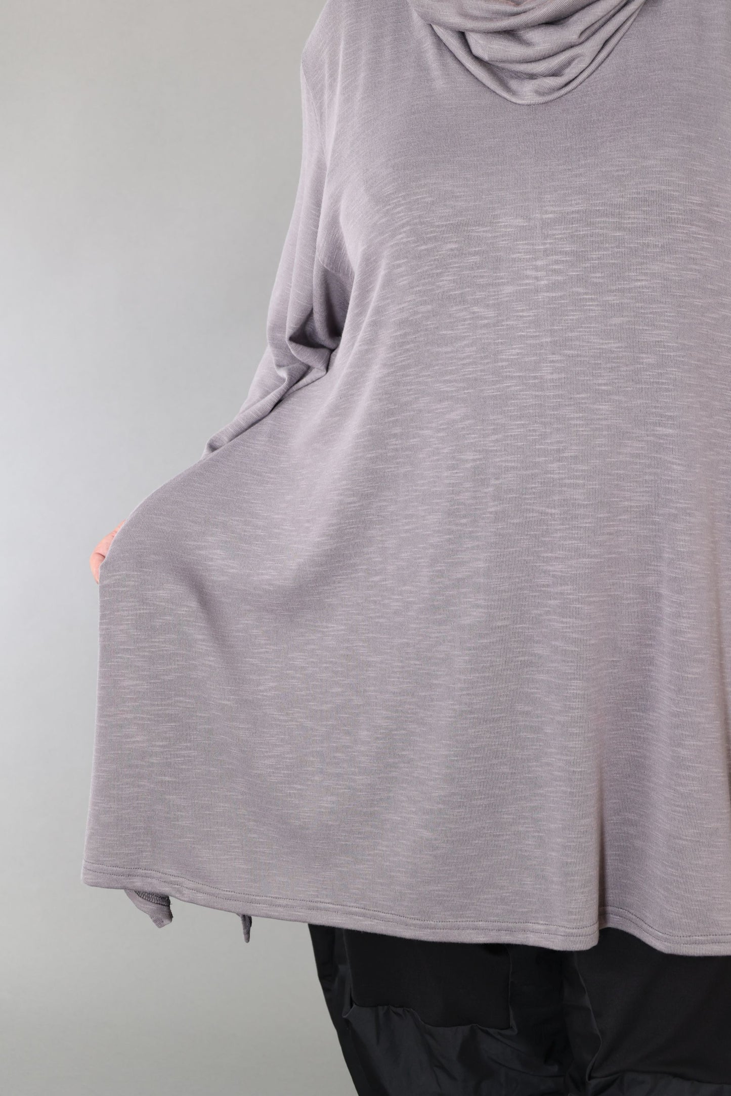 3371 "Celine" Turtleneck Jumper - Grey