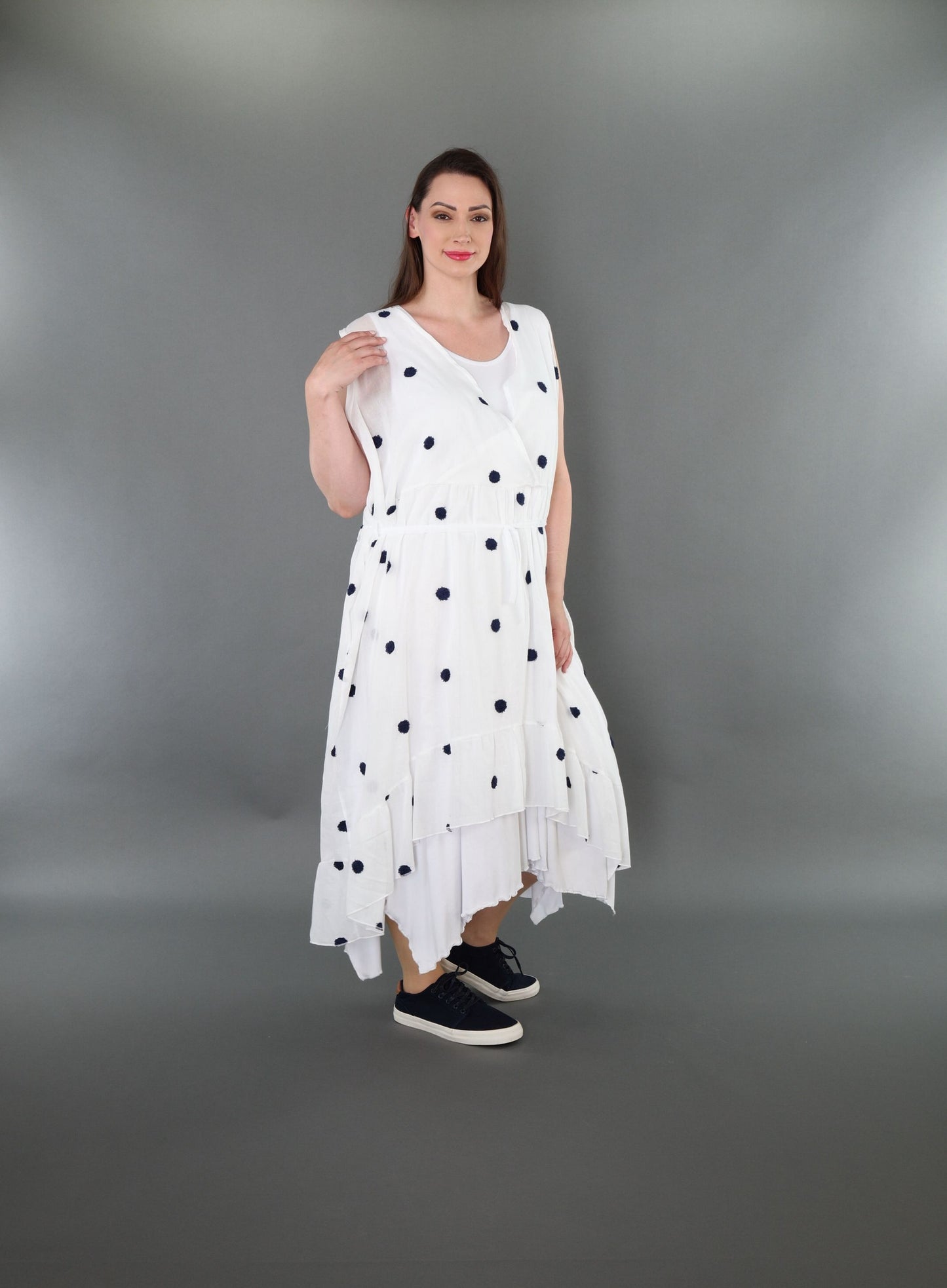 7115 "Marelia" A-Shape Sleeveless Dress