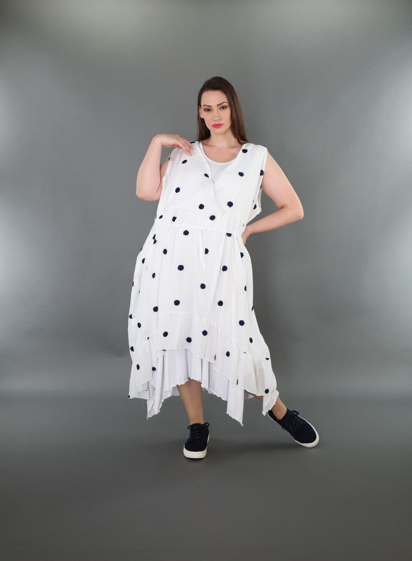 7115 "Marelia" A-Shape Sleeveless Dress