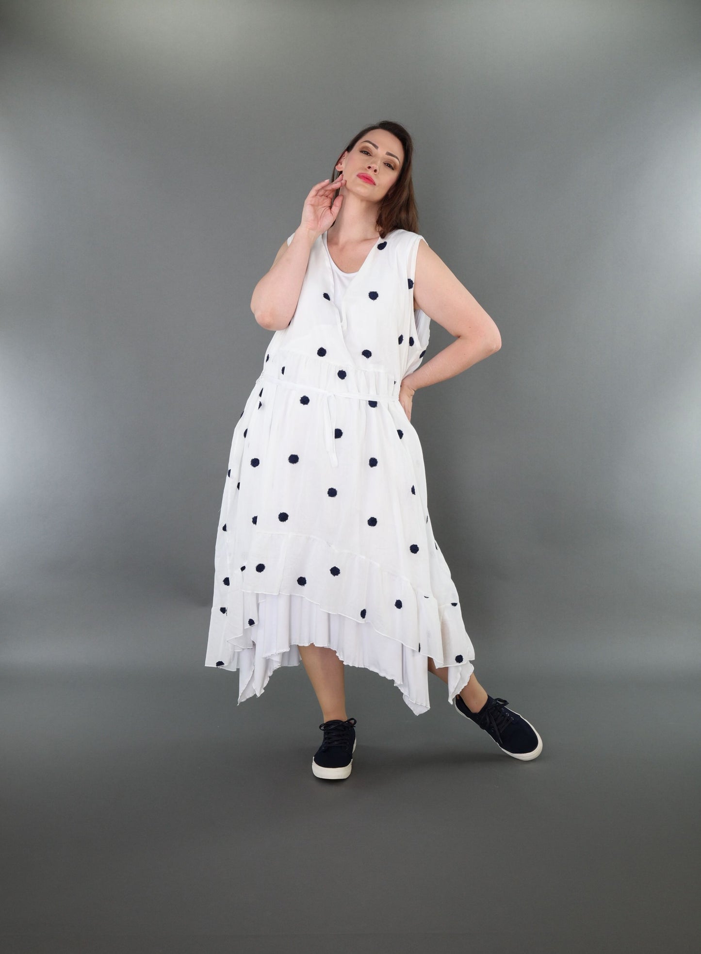 7115 "Marelia" A-Shape Sleeveless Dress